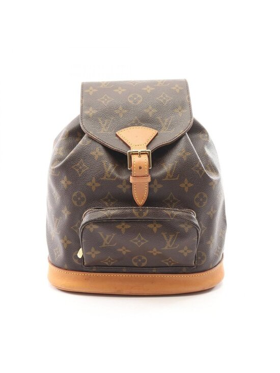 Louis Vuitton Backpack Montsouris MM Monogram Canvas Leather main image 5